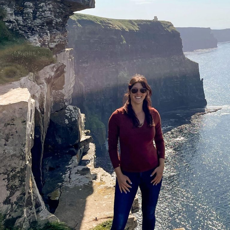 Daliah enjoying sun in Ireland